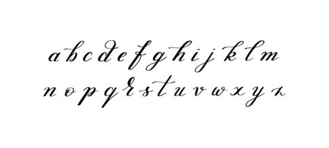 Schwarz weiß hand schriftzug alphabet design handgeschriebene