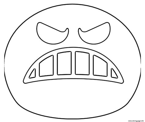 Emoji Angry Coloring Page Emoji Coloring Pages Emoji Craft Emoji The