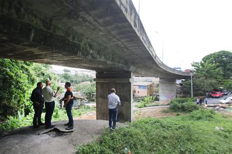 Técnicos voltam a viaduto após Seminf descartar risco e secretaria