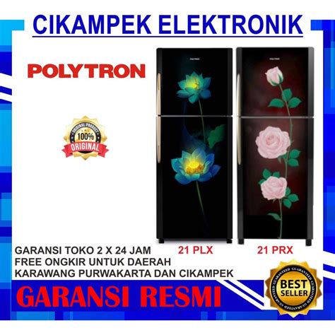 Jual Kulkas Polytron Prm Prl Prx Pintu Belleza Varia Liter