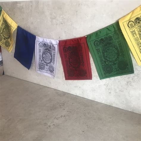 Bandera Tibetana Tara Verde Colores Banderas De Exterior Banderas