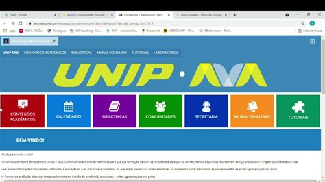 PASSO A PASSO AVA AMBIENTE VIRTUAL DE APRENDIZAGEM UNIP YouTube