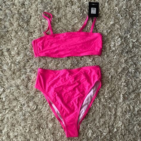 Fashion Nova Swim Nwt Hot Pink Bikini Poshmark