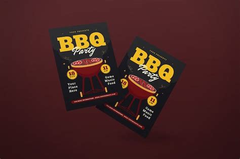 BBQ Party Flyer - Design Template Place