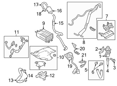 Mazda 5 Vacuum Harness Tube Evaporative Emissions System Lines Pipe