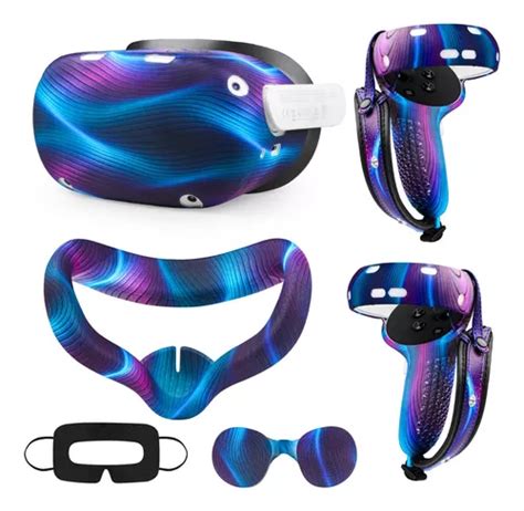 Funda Protectora De Silicona Para Oculus Quest 2 Vr A Rayas Meses