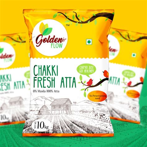 Atta Packaging Design Agency Best Atta Flour Packet Design Company