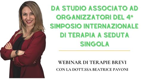 Da Studio Associato A Organizzatori Del Simposio Internazionale Di