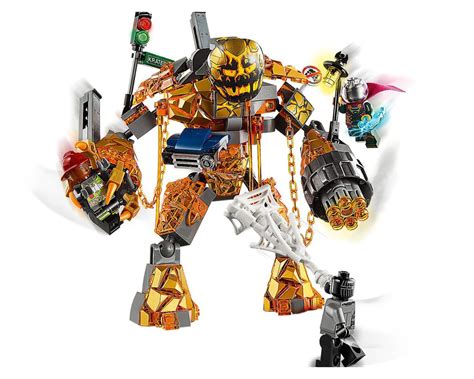 LEGO Set 76128-1 Molten Man Battle (2019 Super Heroes Marvel > Spider ...