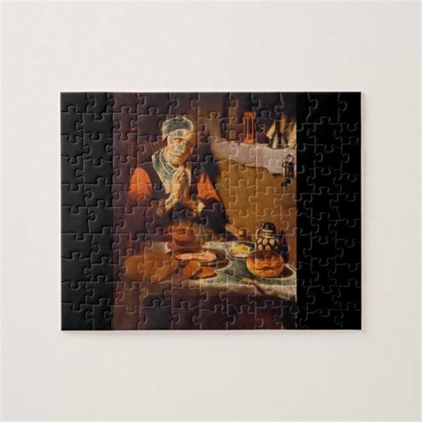 An Old Woman Praying Dutch Masters Jigsaw Puzzle Jigsaw Puzzles Great Works Of