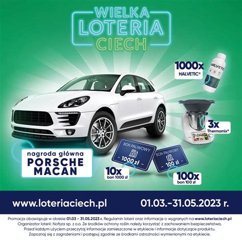 Startuje Wielka Loteria Ciech Do Wygrania Nagr D I Porsche