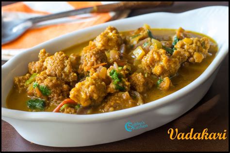 Vadacurry Recipe Vadakari Recipe Vada Curry Recipe Subbus Kitchen