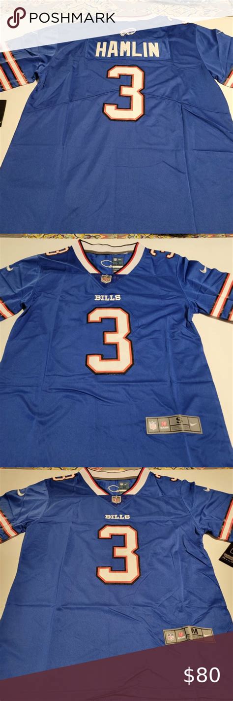 DAMAR HAMLIN BUFFALO BILLS BLUE HOME MEN JERSEY. VARIOUS SIZES TO ...