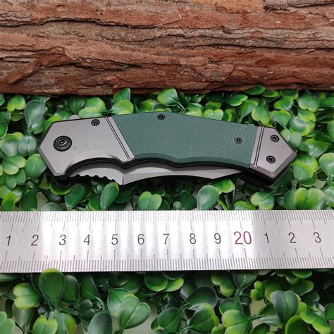 Edc Lightweight Titanium Knife G Handle Tactical Combat Knives Bld