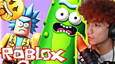 Escapamos De La Prisi N De Pepinillo Rick En Roblox Youtube