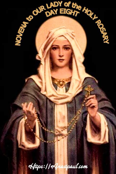 Novena To The Immaculate Heart Of Mary Queen Of The Most Holy Rosary Day Eight 5 October