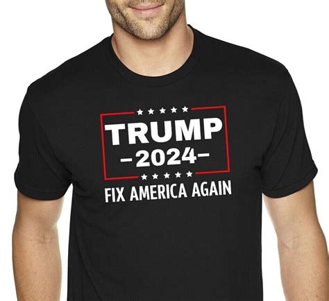 Donald Trump President T Shirt Funny Elections Fix America Again