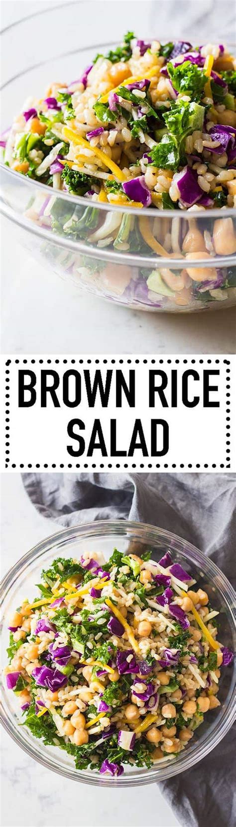 Brown Rice Salad - Green Healthy Cooking