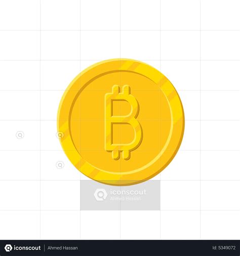 Bitcoin rotating Animated Icon download in JSON, LOTTIE or MP4 format