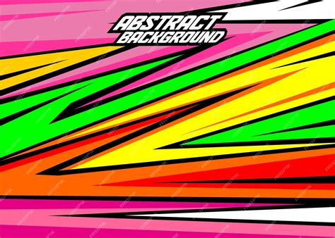 Premium Vector Racing Background Abstract Stripes With