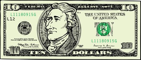 10 Dollar Bill Vector Images (over 250)