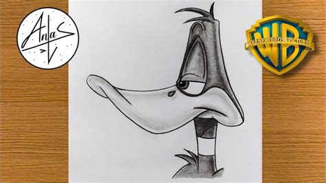 How To Draw Daffy Duck From Looney Tunes Easy Step By Step Sketch