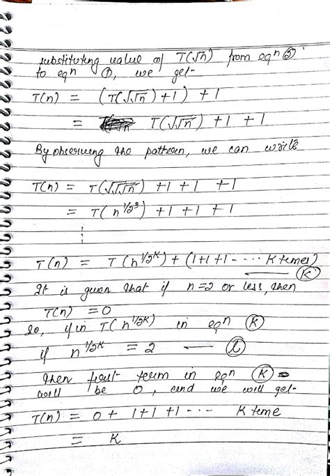 Solved Homework Solve The Following Recurrence Relations Using Any