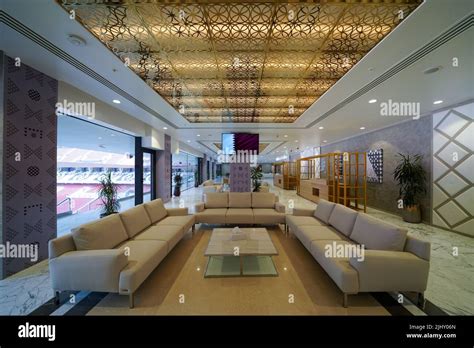 VVIP lounge Inside Al Bayt stadium in Al Khor, Qatar, one of the 8 ...