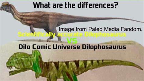 Paleo Accurate Vs Dilo Comic Dilophosaurus What Are The Differences Youtube