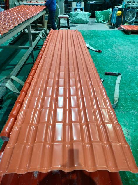 Decorative ASA PVC Synthetic Resin Spanish Roof Tiles Roofing Sheets