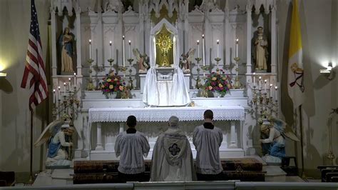 Holy Mass 2 4 22 First Friday Votive Mass Of The Sacred Heart Evening Mass Youtube