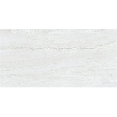 Calcolo Comet Light Grey Marble Effect Gloss Wall And Floor Tile 300mm