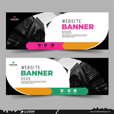 Download Website Web Banner Design Cdr Free Dwl Coreldraw Design