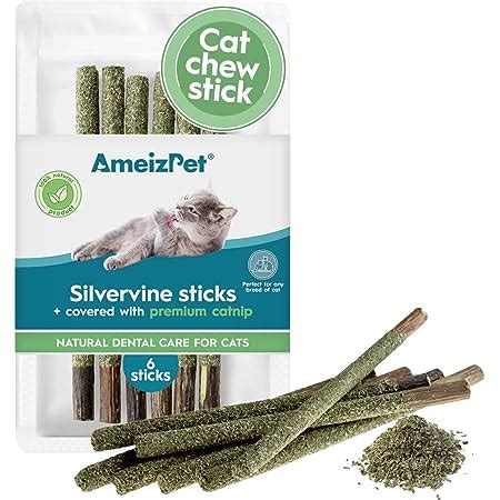 Amazon Ameizpet Silvervine Sticks For Cats Chew Sticks Covered