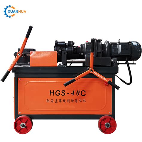 High Quality Building Steel Bar Rebar Threading Machine Manufacturer Of