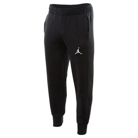 Jordan Nike Air Jordan Flight Fleece Black Mens Sweatpants 823071