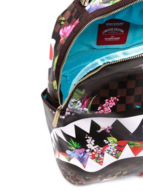 Sprayground Shark Teeth Print Backpack Us