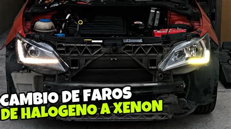 INSTALACIÓN DE FAROS FR XENÓN A IBIZA 6P 6J SEGUNDA PARTE seat