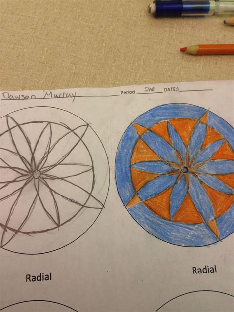 first radial design sketch, 4-14-15