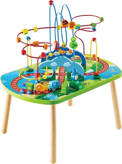 Hape Table D activité Bébé en Bois Centre d Activité Bébé 1 an