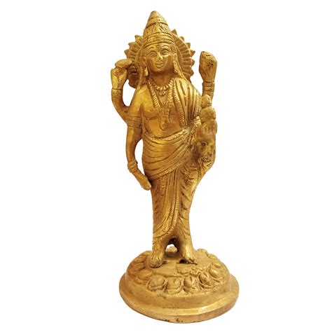 GURU JEE Brass Statue God Dhanvantari Avatar Of Lord Vishnu God Of