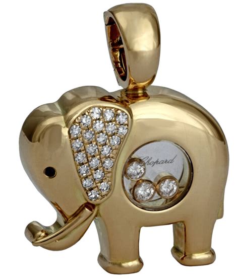 Chopard 18k Happy Diamonds Elephant Charm WatchesLikeNew