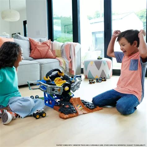 Hot Wheels Monster Trucks Arena Demolición Reto Gor zilla Color Multicolor en venta en