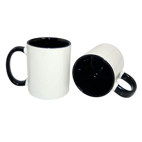 Buy Sublimation Inner Handle Color Mug Black Sublimationwala