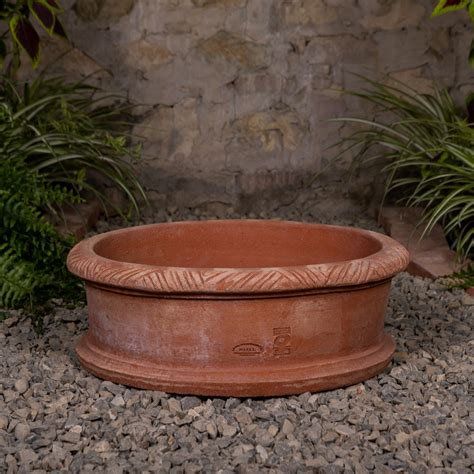 Low Smooth Cylinder Impruneta Terracotta