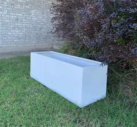 31 45 Inches Large Trough Fiberglass Planterplant Pots Etsy