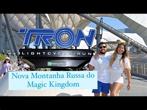 Tron A Nova Montanha Russa Do Magic Kingdom Na Disney Youtube