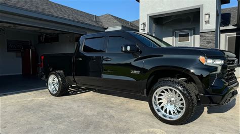 2023 Chevy Silverado Rst On 22x12s Kg1 Wheels Youtube