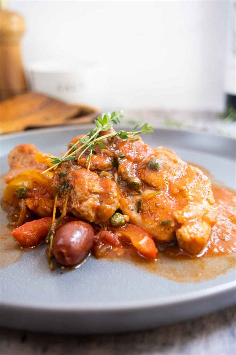 Easy Chicken Cacciatore