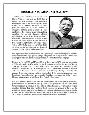 Biografia De Abraham Maslow Ebiografia The Best Porn Website